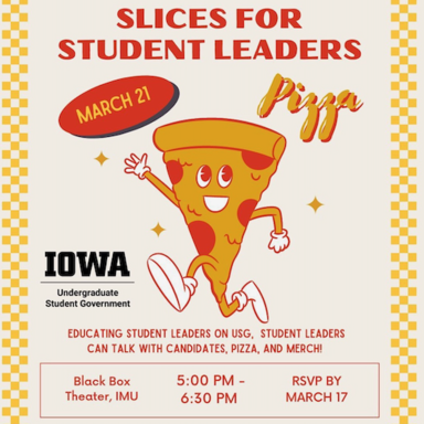 Slices for Student Leaders Event Graphic 